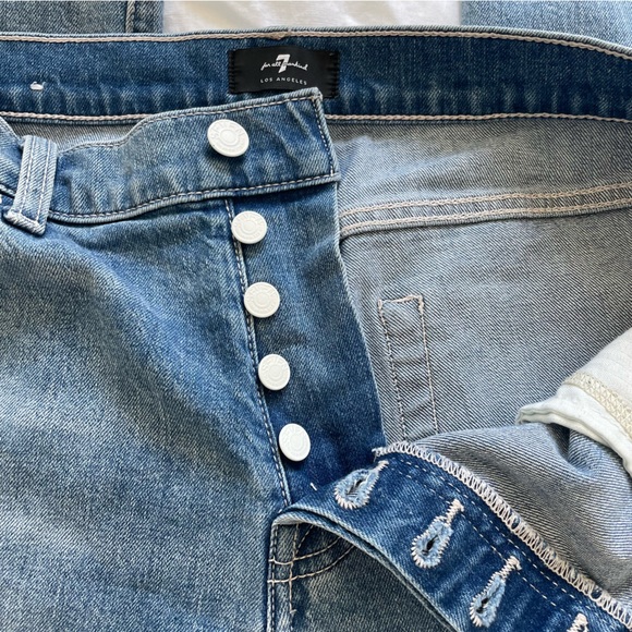 7 For All Mankind® Josefina High Waist Boyfriend Jeans (Ventana) Size 31 - Picture 10 of 15
